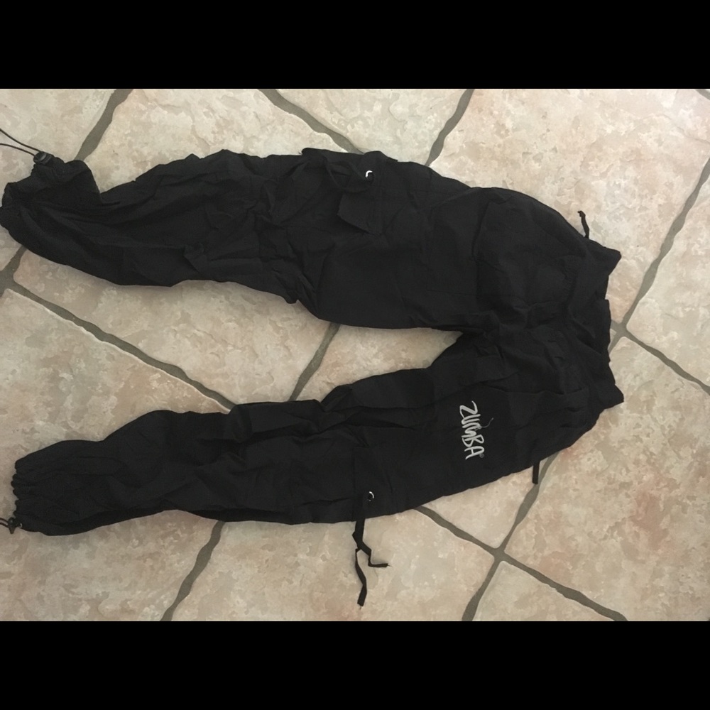 Black Zumba Fitness Cargo Pants